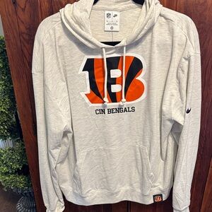Nike Women's Gray Cincinnati Bengals Long Sleeve Hooded Tee